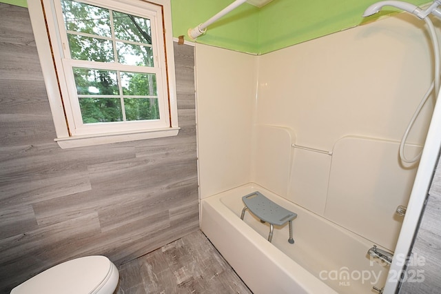 2625 Glenn St, Newton, NC 28658 - full bath featuring healthy amount of natural light, toilet, and  shower combination