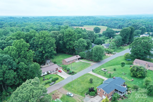 2625 Glenn St, Newton, NC 28658 - aerial view of property's location with a forest