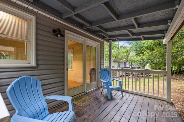 4043 Windward Dr, Tega Cay, SC 29708 - view of wooden deck