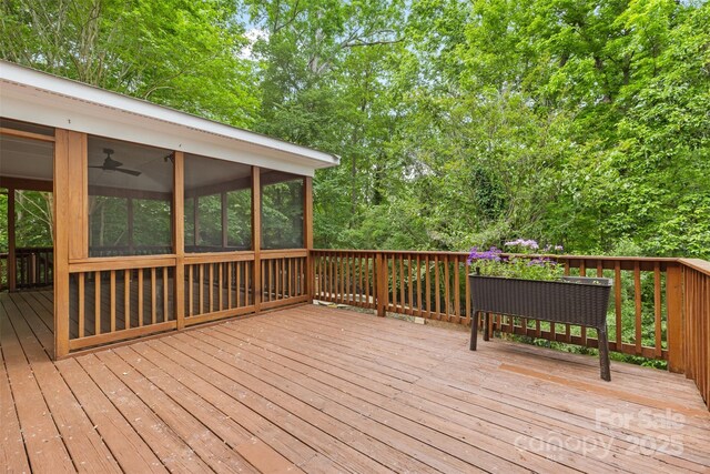 1806 Asbury Hall Ct, Charlotte, NC 28209 - wooden terrace featuring a sunroom