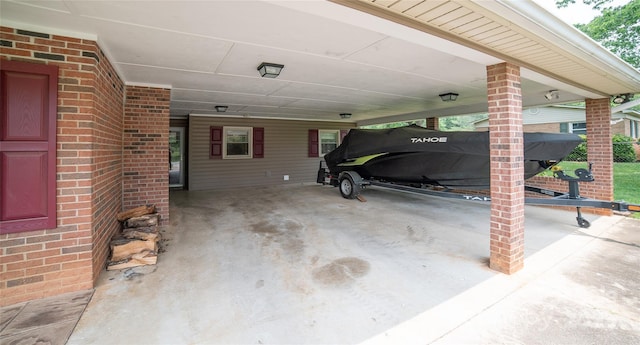 2411 Allendale Cir, Lenoir, NC 28645 - view of patio featuring an attached carport