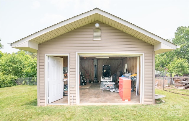 2411 Allendale Cir, Lenoir, NC 28645 - view of garage