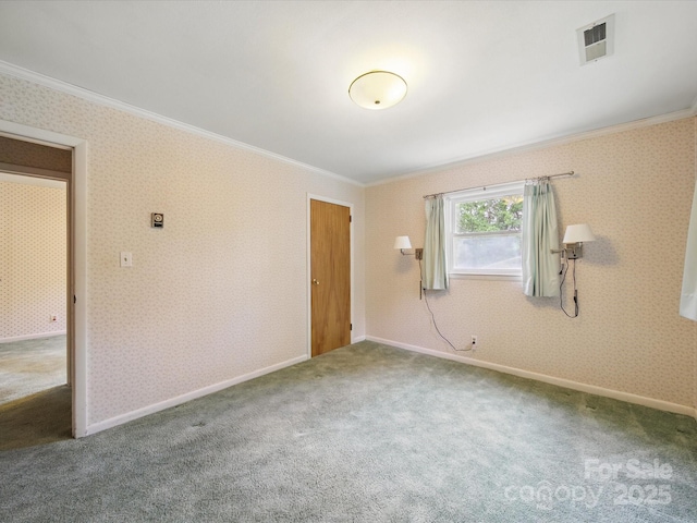 220 Lakeview Dr, Belmont, NC 28012 - unfurnished room with ornamental molding and carpet