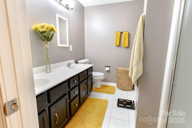 2936 Walsingham Ct, Matthews, NC 28105 - full bathroom featuring double vanity and tile patterned flooring