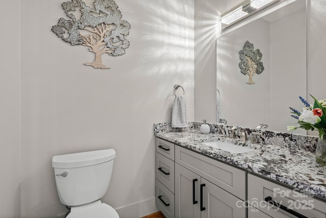 301 Rockbridge Rd Unit 22, Mills River, NC 28759 - bathroom featuring vanity, toilet, and baseboards