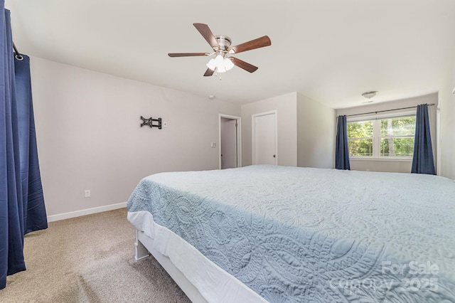 1632 Charles Raper Jonas Hwy, Mount Holly, NC 28120 - carpeted bedroom with baseboards and a ceiling fan