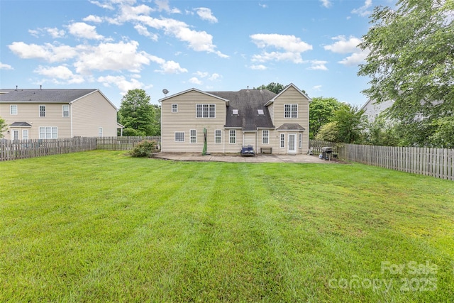9814 Tompkins Ln, Waxhaw, NC 28173 - back of property with a patio