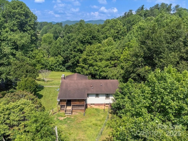 825 Pole Miller Ext, Brevard, NC 28712 - view from above of property featuring a forest