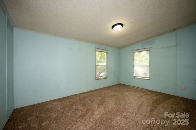 155 Springdale Acres Dr, Mooresville, NC 28115 - carpeted spare room featuring a textured ceiling and crown molding