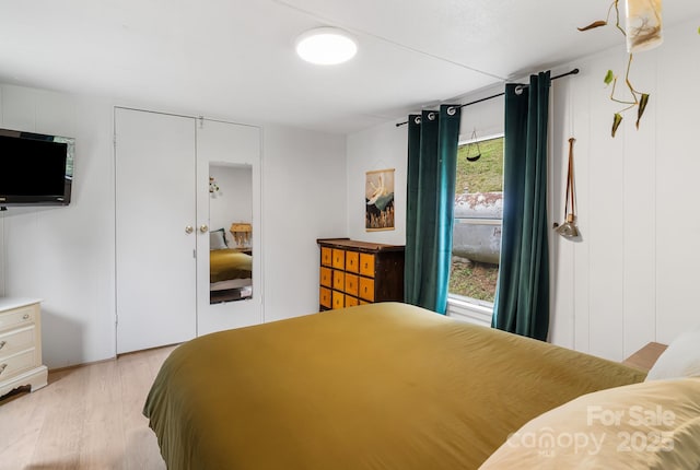 355 Dix Creek Rd, Leicester, NC 28748 - bedroom with light wood-style flooring