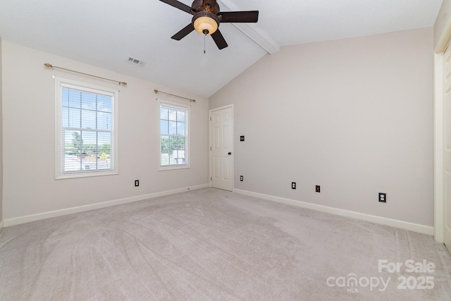 600 Capella Ct, Gastonia, NC 28056 - spare room with a ceiling fan and light carpet