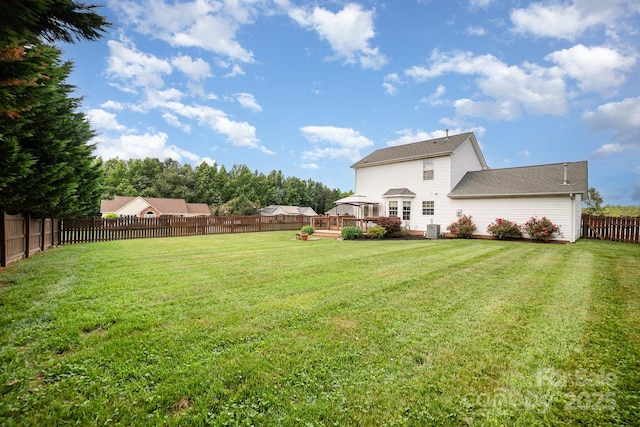 600 Capella Ct, Gastonia, NC 28056 - fenced backyard with a deck