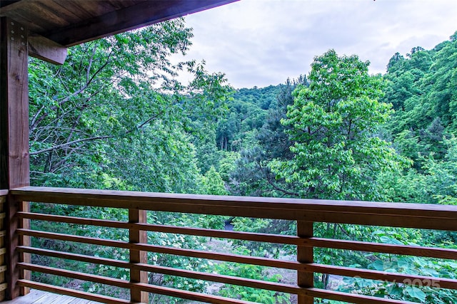 1146 Thomas Branch Rd, Marshall, NC 28753 - balcony with a view of trees