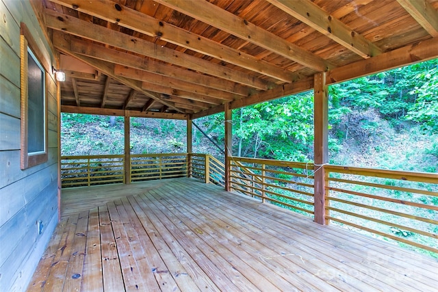 1146 Thomas Branch Rd, Marshall, NC 28753 - view of wooden terrace