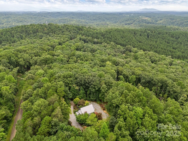 192 Shady Ln, Mill Spring, NC 28756 - aerial view of a heavily wooded area and mountains