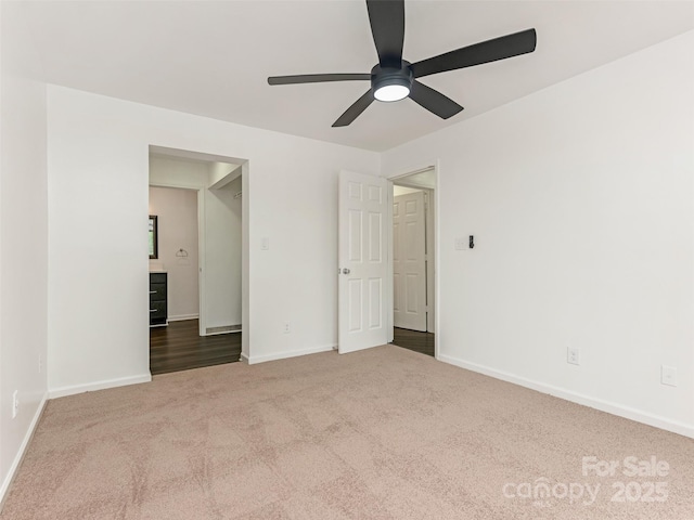8183 Cedar Glen Dr, Charlotte, NC 28212 - carpeted spare room featuring a ceiling fan and baseboards