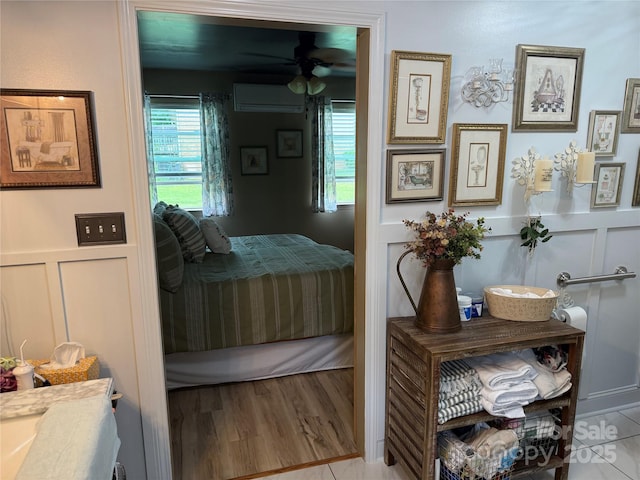 1895 Sandy Cir, Newton, NC 28658 - bedroom featuring a wall mounted air conditioner