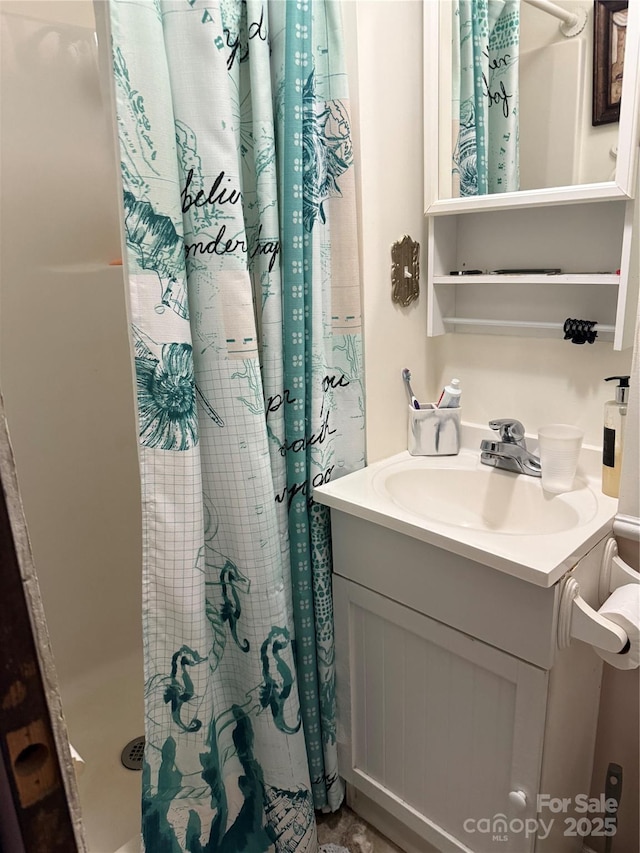 1895 Sandy Cir, Newton, NC 28658 - bathroom with a shower stall and vanity