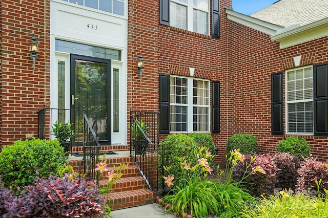 415 Glandon Ct, Fort Mill, SC 29708 - view of exterior entry with brick siding