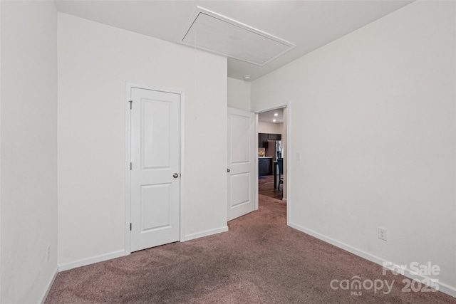 1770 Troon Dr, Salisbury, NC 28144 - unfurnished bedroom featuring attic access and carpet