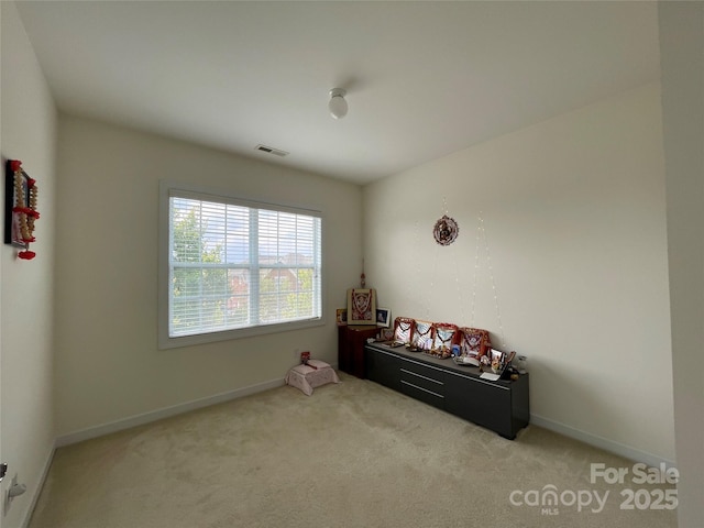 707 Five Leaf Ln, Waxhaw, NC 28173 - sitting room featuring carpet and baseboards