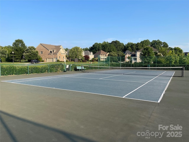 707 Five Leaf Ln, Waxhaw, NC 28173 - view of tennis court featuring community basketball court