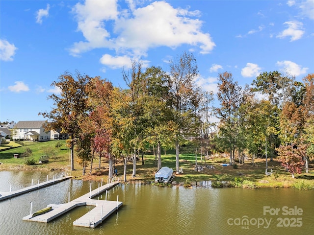 25566 Seagull Dr, Lancaster, SC 29720 - dock area with a water view
