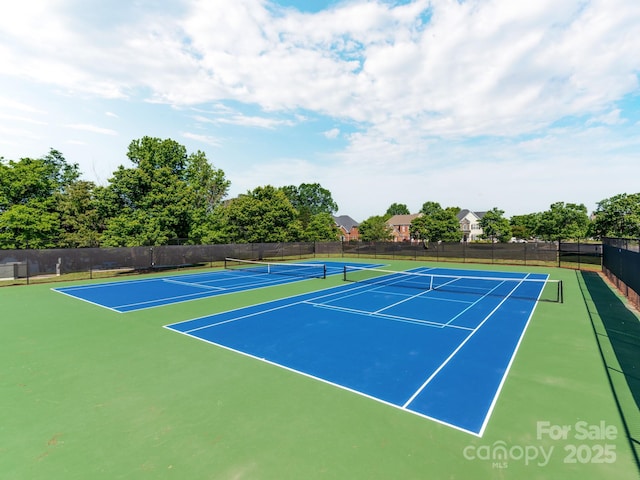 537 Montgrove Pl NW, Concord, NC 28027 - view of tennis court with community basketball court
