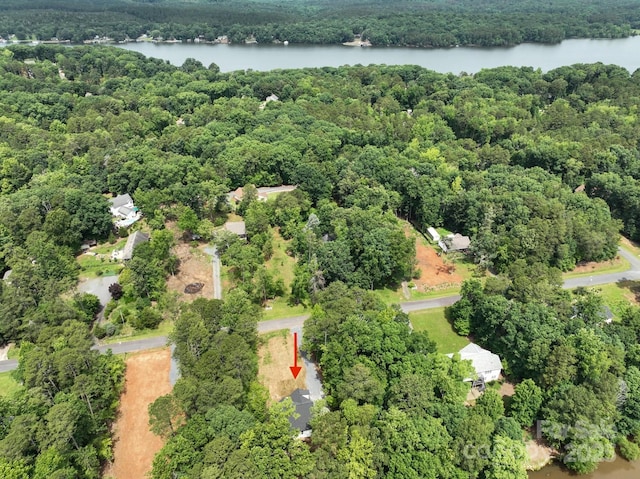 248 Pioneer Dr, Mount Gilead, NC 27306 - aerial view of property's location with a large body of water