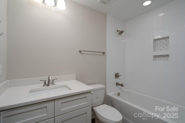 248 Pioneer Dr, Mount Gilead, NC 27306 - full bathroom with bathing tub / shower combination and vanity
