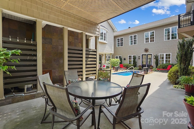 2354 Valelake Rd, York, SC 29745 - view of patio / terrace featuring outdoor dining area and an outdoor pool