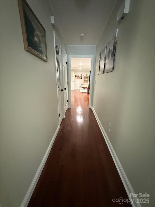 18 Olde Duffers Dr, Nebo, NC 28761 - hall with dark wood finished floors and baseboards