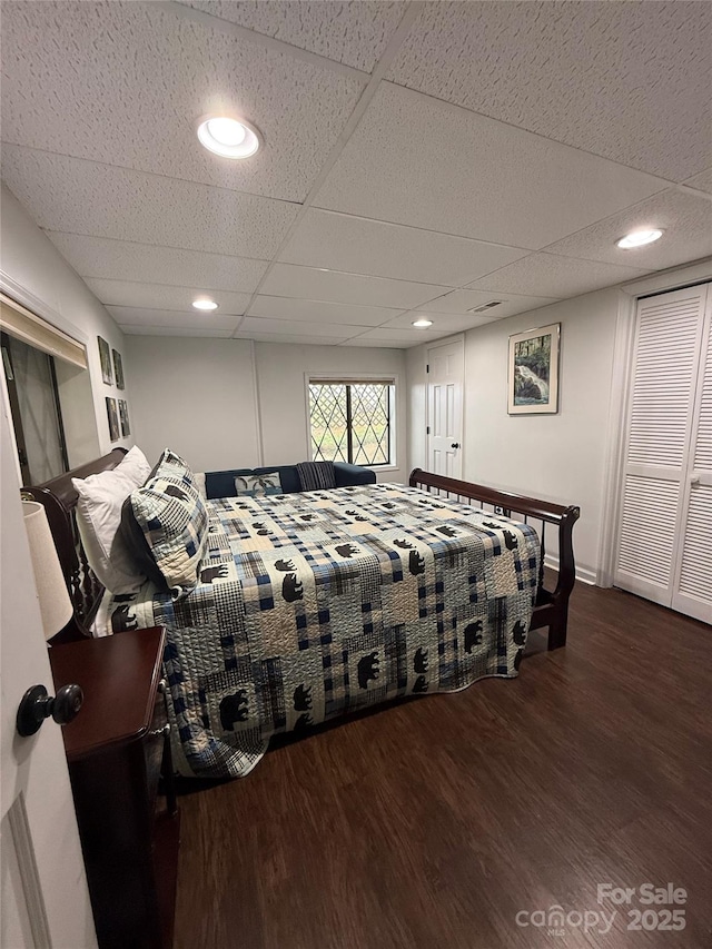 18 Olde Duffers Dr, Nebo, NC 28761 - bedroom featuring wood finished floors and a paneled ceiling