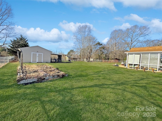 2316 Woodfield Cir, Gastonia, NC 28056 - view of yard featuring an outdoor structure