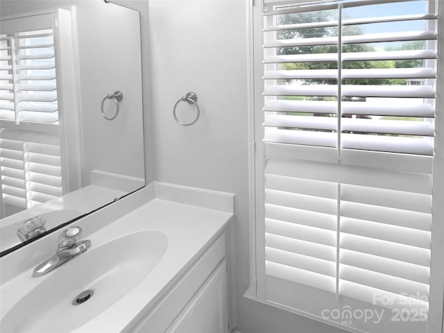 124 Creek Hollow Trl, Belmont, NC 28012 - bathroom with healthy amount of natural light and vanity