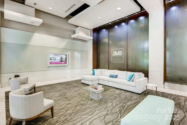 210 N Church St Unit 2807, Charlotte, NC 28202 - common area featuring recessed lighting
