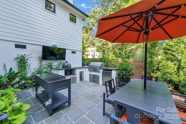 4211 Tangle Dr, Charlotte, NC 28211 - view of patio featuring outdoor dining area