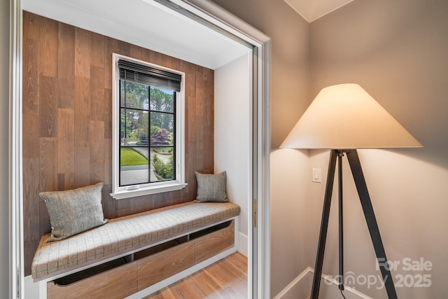 4211 Tangle Dr, Charlotte, NC 28211 - sitting room featuring wood finished floors and baseboards