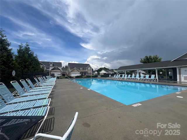 197 Roanoke Rd, Fletcher, NC 28732 - community pool with a patio area