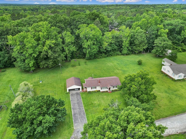 2084 Old Evans Cir, Lancaster, SC 29720 - view of subject property featuring a heavily wooded area