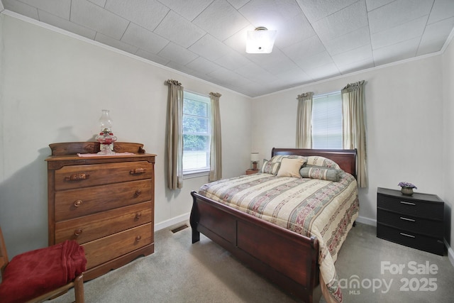2084 Old Evans Cir, Lancaster, SC 29720 - bedroom with crown molding, carpet, and baseboards