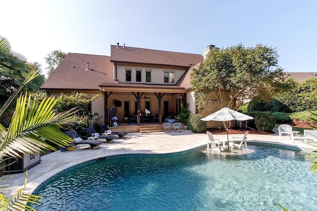 1103 Mapesbury Ln, Waxhaw, NC 28173 - swimming pool featuring a patio area