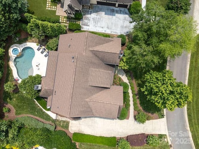 1103 Mapesbury Ln, Waxhaw, NC 28173 - view of property location featuring a pool area
