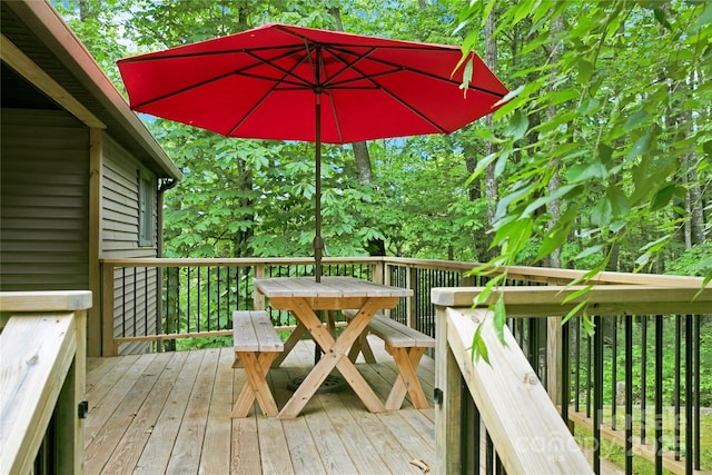 500 Cheestoonaya Way, Brevard, NC 28712 - deck with outdoor dining space