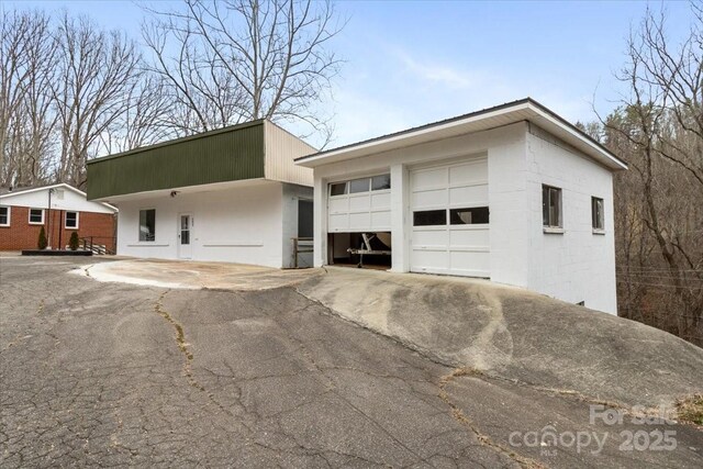 2599/2611 Old Mars Hill Hwy, Weaverville, NC 28787 - view of front of property featuring a garage