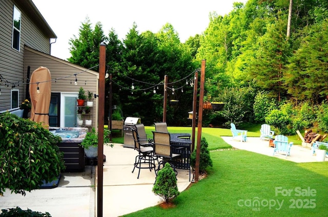 7170 Kenyon Dr, Denver, NC 28037 - view of patio with a fire pit and area for grilling