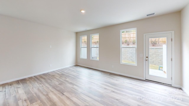 2547 Ruby Dixon Crossing Dr Unit 17, Gastonia, NC 28056 - empty room featuring light wood-type flooring and recessed lighting