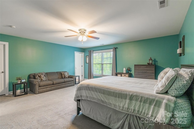 1868 Chestnut Hill Dr, Tega Cay, SC 29708 - bedroom featuring carpet floors, ceiling fan, and baseboards