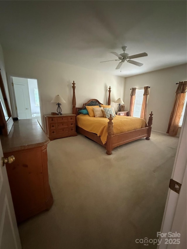 390 Robinson Rd, Mooresville, NC 28117 - bedroom with light colored carpet and ceiling fan