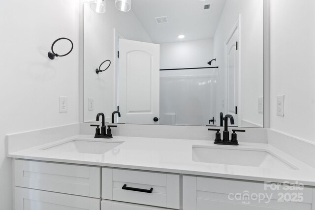 191 Cherry Springs Ln Unit 24-F, Asheville, NC 28804 - full bath featuring double vanity and recessed lighting